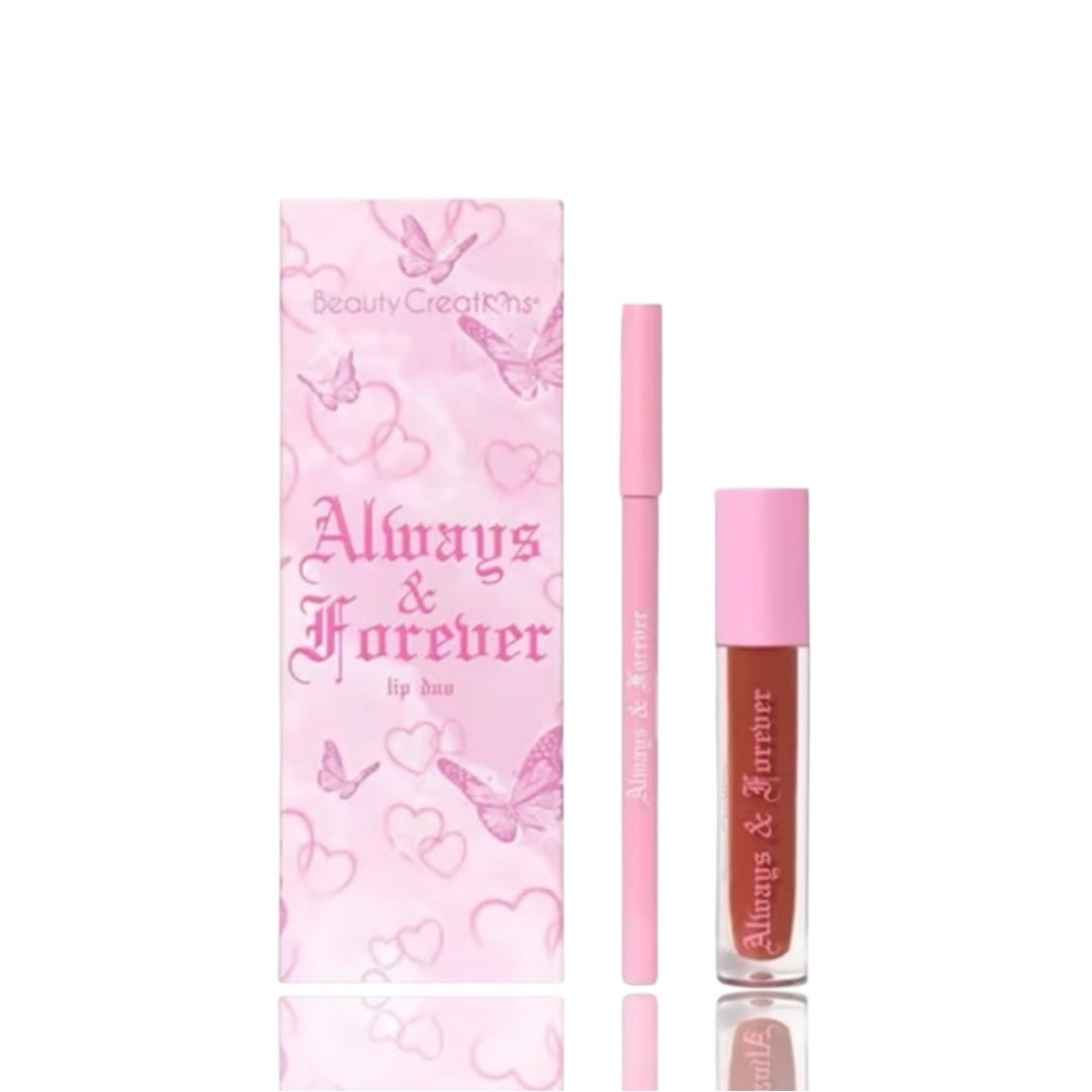 Beauty Creations Cosmetics Lip Duo Always & Forever | New
